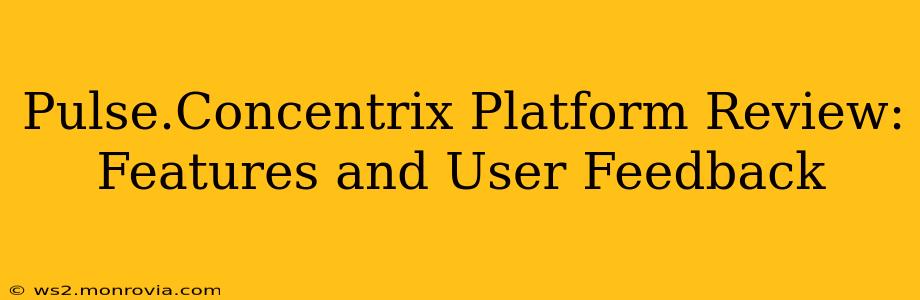 Pulse.Concentrix Platform Review: Features and User Feedback